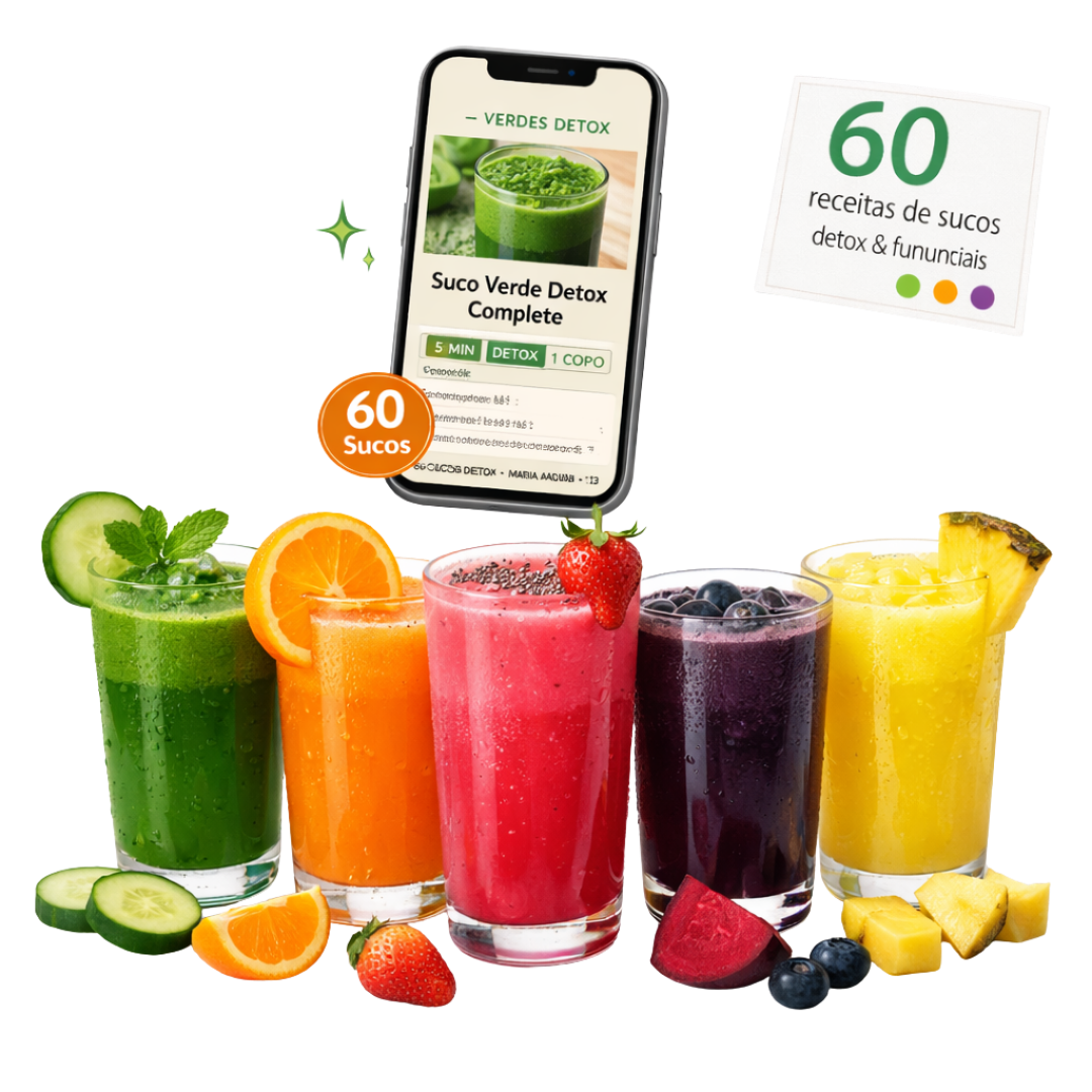 60 receitas de sucos detox